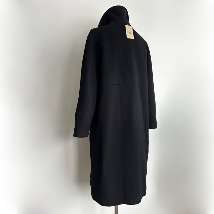 Dixi Coat musta villakangastakki 38