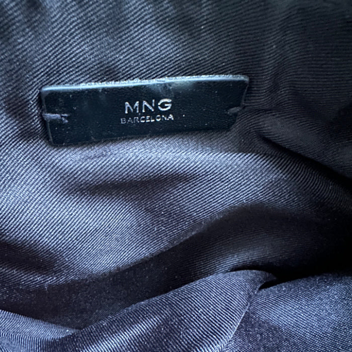 MNG metallinsävyinen pikkulaukku