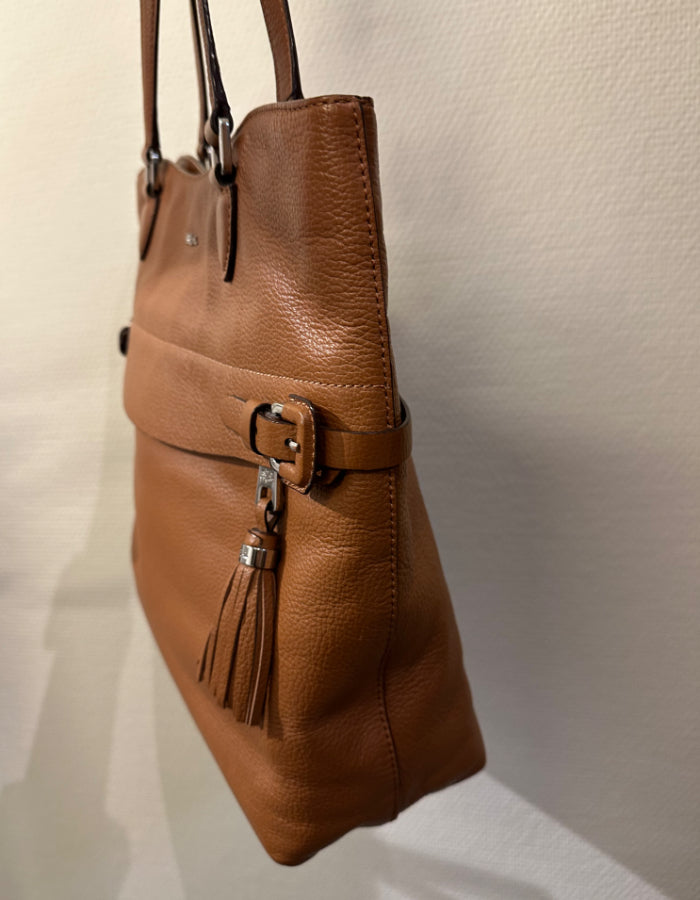 Ruskea nahkalaukku Lauren Ralph Lauren