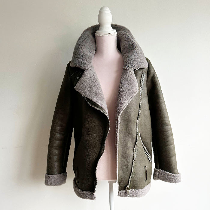 Pehmeävuorinen aviator-takki Osley