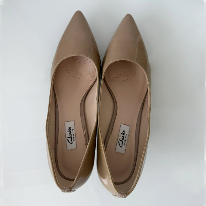 Clarks kiiltonahka-avokkaat koko 41,5