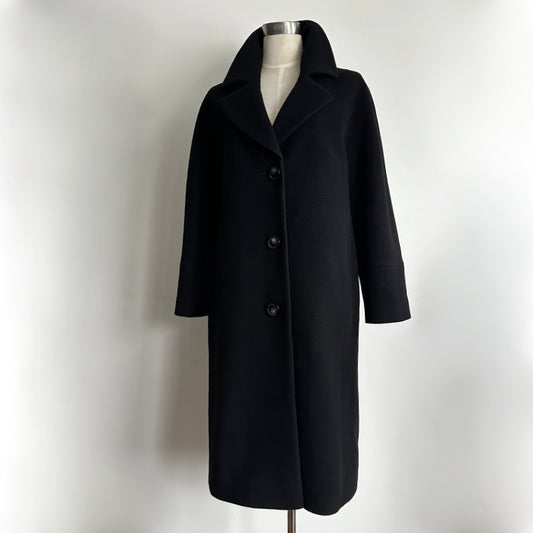 Dixi Coat musta villakangastakki 38