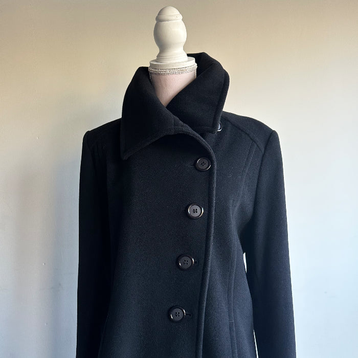 Musta Menuetto villakangastakki