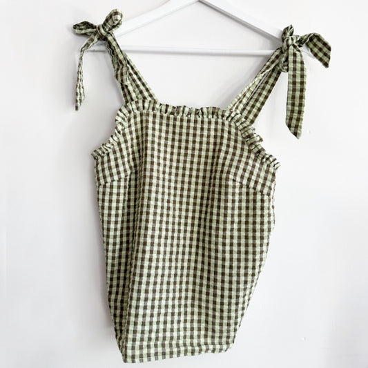 Noisy May ruututoppi gingham XS