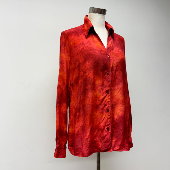 Punaisenkirjava paitapusero