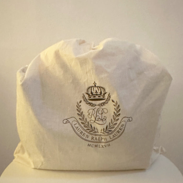 Lauren Ralph Lauren musta/hopea - kääntölaukku