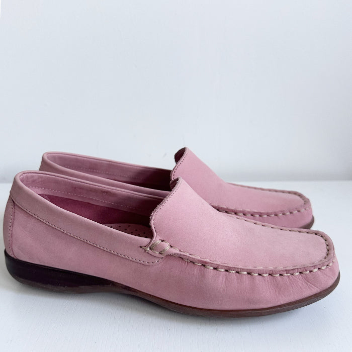 Vaaleanpunaiset mokkasiinit / loaferit 37