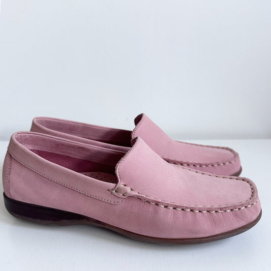 Vaaleanpunaiset mokkasiinit / loaferit 37